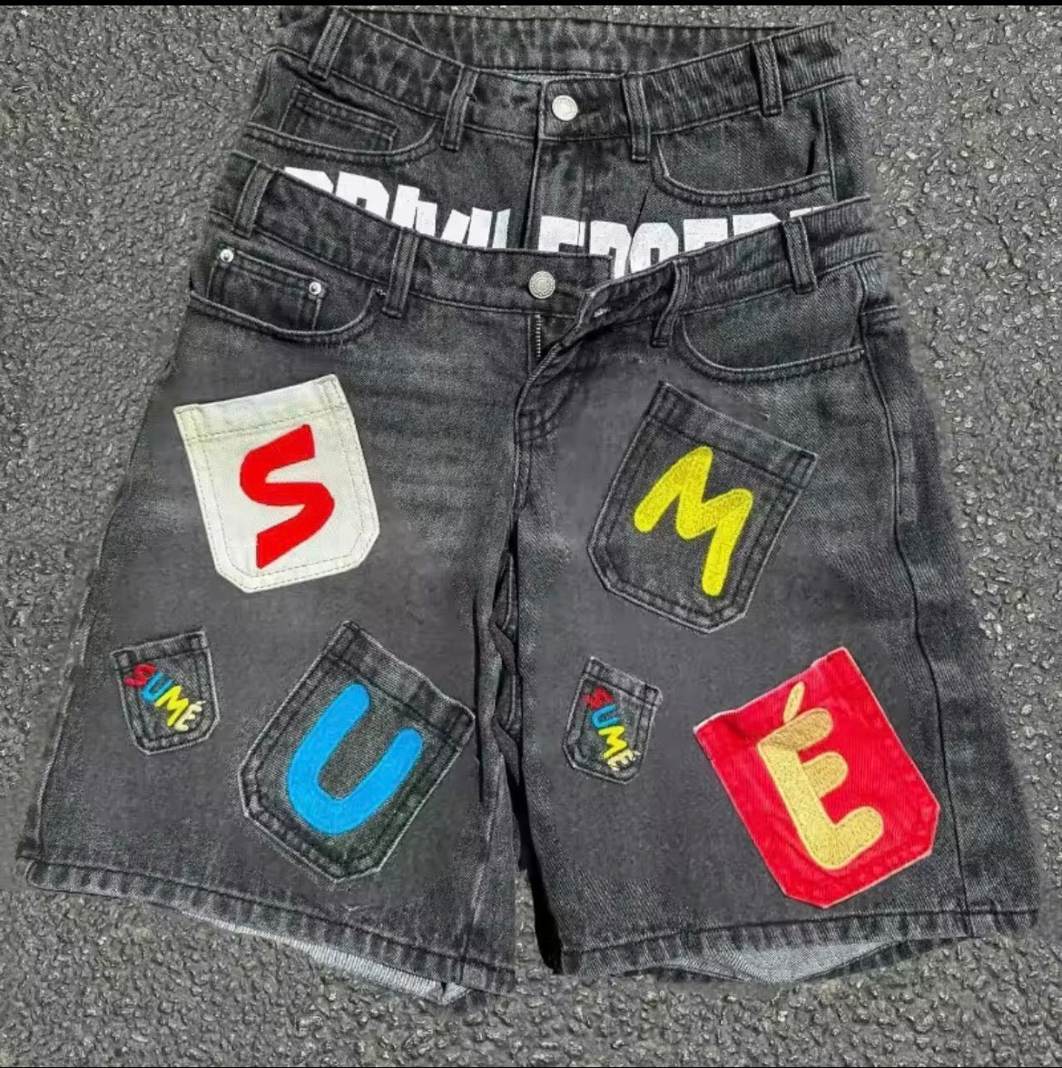 Blac SMU jorts (unisex)
